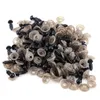 Freeshipping 1000pcs Black Plastic Safty Eyes Doll Safety Eyes W/ Washer For Teddy Bear Felting Toys 6/9/10/12MM Mqilp