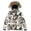 Hiver hommes doudounes vestes de créateurs Coyote fourrure coupe-vent extérieur Jassen vêtements d'extérieur à capuche Fourrure Manteau doudoune manteau