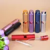 Portable 8ml rotary spray bottle anodized aluminum Spray perfume bottles glass empty makeup perfume tube bottle New