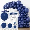 Decorazione per feste Palloncino blu Ghirlanda Arco Kit Matrimonio Compleanno Palloncino Primo anno Bambini Baby Shower Ragazzo Baloon in lattice