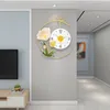 Relógios de parede moda luxo relógio casa moderna simples sala de estar criativo minimalista fantasia elegante reloj de pared