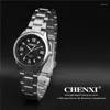 Wristwatches Fashion Rhinestone Rome Time Scale Men's Wristwatch Full Steel Analog Quartz Business Man Watch Men Casual Watches Chenxi