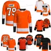 Stitched Hockey Jerseys Hart Sean Hayes Philadelphia''Flyers '' Cam Atkinson Couturier Kevin Ivan Carter Tippett Provorov Owen Ice Hockey Cus