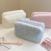 Large Capacity Plush Cosmetic Storage Bag Pencilcase Women Makeup Organizer Handbag Stationery Pencil Case Pen Box Supplies