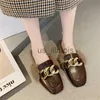 Slippers Female Shoes Plush Slippers For Adults Low Luxury Slides Mules Sexy Cover Toe 2022 Fur Flat Designer Soft Microfiber Rubber Basi J231108
