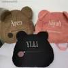 Backpacks Custom Teddy Bear Backpack Embroidered Name Kids School Backpack Children's Day Party Gifts Birthday Bags with Personalized NameL231108