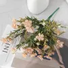Decorative Flowers Orchid Wildflowers Simulation Home Decoration Wedding Bouquets Roses Wall Fake