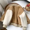 Płaszcz dziecięcy zimowa kurtka baseballowa Bombowca malutkie bawełny ubrania dla dzieci do nastolatków pikowanych płaszcze i kurtki 13 -letnia dziewczynka 231108