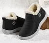 2024 Women Boots Snow Fur Women Platform Slip on Shoes New Woman Boots Boots Waterproof Botas Mujer Winter Boot Flat Botas Mujer Shoe