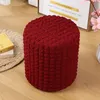 Chair Covers 3D Bubble Design Elastic Ottoman Slipcover Footstool Protector Removable Stretch Sofa Foot Stool For Living Room