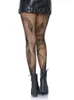 Vrouwen Sokken Sexy Bodystocking Netkousen Zwarte Gothic Panty Punk Raster Netten Lingerie Vrouwelijke Tattoo Panty Mesh Ondergoed