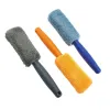 Brosse portative de nettoyage de roue de voiture de brosse de jante de pneu de roue de microfibre pour la voiture avec la poignée en plastique outils de nettoyage automatiques de lavage