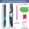 Gnome Diamond Painting Kits voor volwassenen, 5D Diamond Art Kits voor volwassenen Beginner, DIY Volledige boor Diamond Dots Schilderijen met Gem Art Crafts voor Home Wall Decor Gifts