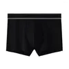 Underpants Comfortable Boxers Stylish Men's Breathable Moisture-wicking Underwear With U Convex Design Elastic Waistband