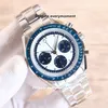 OM Factory Męskie zegarki 42 mm Cal.9900 Automatyczne mechaniczne zegarek Luminous Sapphire 316L Stal nierdzewna chronograf luksusowe nurkowanie na rękach