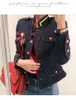 Women's Jackets Womens Elegant Office Lady Chic Casual Retro Bow Single Breasted Slim Coat Formal Suit Outerwear Spring Autumn