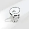 Wedding Rings Korean Open Adjustable Peacock Finger For Women Ring Jewelry Valentine's Day GIFT