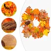 Decoratieve bloemen 1 stuks krans rode bes lotus rotan deur hangende Thanksgiving Day decoratie