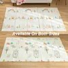 Playmats Baby Rugs Playmats Bekobaby 200*180cm XPE MAT Foldbar tecknad Baby Play Mat Kids Waterproof Climbing Pad Puzzle Rug för barn