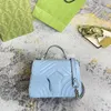 Cross Body Fashion Yululuu 443497 Designer Crossbody Bag Leather Leather Messenger Counter Bag Size 26*15*7