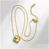 Pendant Necklaces Classic 4 Four Leaf Clover Luxury Designer Jewelry Sets Diamond Shell Fashion Women Bracelet Earrings Necklace Valen Dhvnc