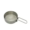 Din sets sets 1L camping pot set roestvrijstalen kookketel draagbare buitenkookgerei backpacken picknick