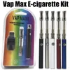 VAP MAX KIT 350mAH Ön Isıtma Pilleri Değişken Voltaj 0.5ml 1.0ml Kartuş USB Şarj Cihazı 510 İplik E-sigara Kiti