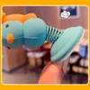 Dekorationer Anime Cute Animal Shaking Head Spring Toys Panel Dashboard Decoration PVC Car Ornament Doll Auto Interiör Tillbehör GIFT AA230407