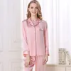 Dames slaapkleding 16 stuks zwangere pyjama's voor dames lente/zomer 100% pure zijde tweedelige panty-panty damesset met lange mouwen 230408