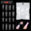 偽の爪60pcs/box clear nail formsフルカバークイックビルディングジェル金型のヒント拡張diyアクセサアマニキュアツール