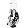 Новые мужчины для гольф -сумки Pu Honma Golf Cart Bag Black или White по выбору 9,5 -дюймовые гольф -клубы Стандартная сумка для мяча и крышка сумки бесплатно доставка Бесплатная доставка