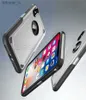 2 w 1 matowa skorupa hybrydowa hybrydowa pancerz szczupła tylna okładka na iPhone'a 13 12 min 11 Pro XR XS Max 8 7 Plus Samsung Note 20 S21 S20 Ultra Plus