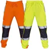 Fashion Men Road Work High Visibility Overalls Casual Pocket Work Casual Trouser Pants Autumn Reflective Trousers H1223288m