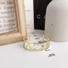 Ontwerper Sieraden Ontwerper Manchet Bangle Armband Letter Hanger Verguld Rose Gold Coated Fashion Design Populaire Emed Stempel Merk Letters Accessoire