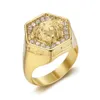 Marka Designer pierścionki Medusa Fan family / F family Francuskie diamentowe pierścionki obietnicy dla par Tytanowy stalowy pierścionek dla mężczyzn i kobiet pierścionki z kamieniem narodzin