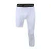 Herenbroek Me Lange compressielegging met korte pijpen Hardloopsport Hoge elasticiteit Sneldrogende basistrainingsbroek