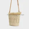 Schoudertassen Handtassen Strozakontwerp Willow Woven Soul Cross Body Bag en Manufacturing Bucket Bag Zomerstrandtassentylishdesignerbags