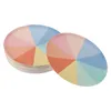 Dinnerware Sets 50pcs Household Rainbow Plates Multi-function Fruit Plate Disposable Dinner