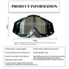 نظارات التزلج نظارات الدراجات النارية للرجال HD عدسة Motocross Antipatris Goggles Moto Riding Eyeglasses Sunglasses Dirt Bike ATV UTV Accessories 231108