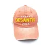 5 kolorów Desantis Party dostarcza czapkę bawełnianą -kapelusz baseballowy 2024
