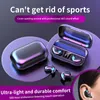 Écouteurs de sommeil intra-auriculaires True Wireless Invisible portant des mini-tabouts Bluetooth 5.3 Headphones High Sound Quality Tws Sports Headset avec Power Display Super Bass x57