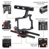 Freeshipping DSLR Rod Rig Film Film Making Kit Camera Video Stabiliserande handtag Grip Video Cage för Sony A7 A7R A7S II A6300 A6000 RVBSR