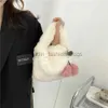 Shoulder Bags Winter Soft Furry andbag For Women Pompom Cute Mini Tote Ladies Fur Bag Soulder Crossbodycatlin_fashion_bags