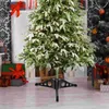 Рождественские украшения Принадлежности для елки Базовая рама Белая вращающаяся подставка ABS Прочный рождественский кронштейн