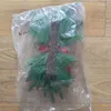 Decorative Flowers W3JA Artificial Winter Wreath With Pinecones Bowknot Christmas Stair Simulation Garlands For Front Door Decor