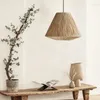 Pendant Lamps Modern Minimalist Environmentally Friendly Grass Art Hand Woven Japanese Homestay Restaurant Bar Counter