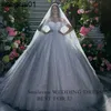 Party Dresses Smiven Princess Wedding Dress Ball Gowns Glitter Tul Sweetheart Bride Dresses Robe De Mariee Off The Shoulder Wedding Gowns 0408H23