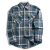 Casual shirts van heren van hoge kwaliteit van hoge kwaliteit multi-kleuren dikke 100% katoen met lange mouwen geborsteld vlakte Patroon flanellen shirt 230408