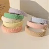 Süßigkeit-Farben-gekräuselte Schwamm-Stirnbänder Mode-Haar-Accessoires für Frauen Trendy Casual Cute Hairband Hair Band Girl Headwear