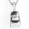 Chains Sport Men's 316L Stainless Steel Boxing Gloves Pendant Necklace Jewelry Gift Hip Hop Men Boy